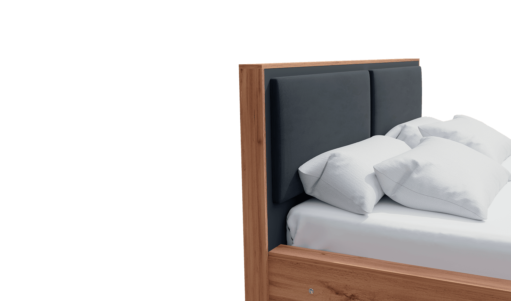 Кровать Норд с мягким изголовьем